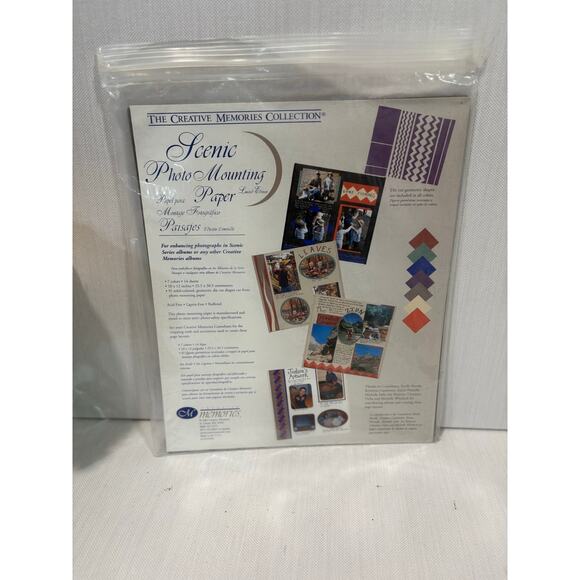 Creative Memories paper trimmer photo mounting paper combination packs lot NEW - Picture 7 of 9